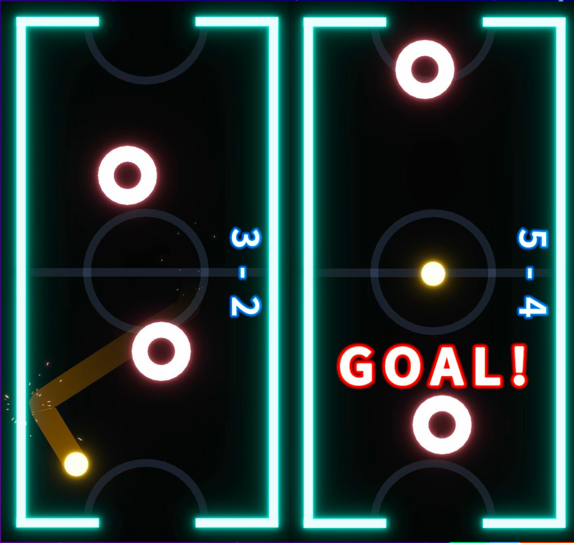 某ソーシャルネットワーク企業様 リアルタイムマルチプレイエアホッケー